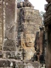 Un des visages de Bayon, Angkor, Cambodge