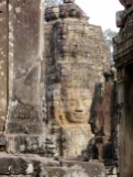 Un des visages de Bayon, Angkor, Cambodge
