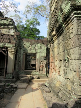 Se perdre dans les dédales de Preah Khan sous le soleil de fin d'après-midi, Angkor, Cambodge