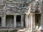 Galerie couverte à Preah Khan, Angkor, Cambodge