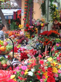 Marché de fleurs, quartier des 36 Corporations, Hanoï