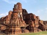 Le Wat Maha That, vestige d'une civilisation ancienne et très sophistiquée. Ayutthaya, Thaïlande.